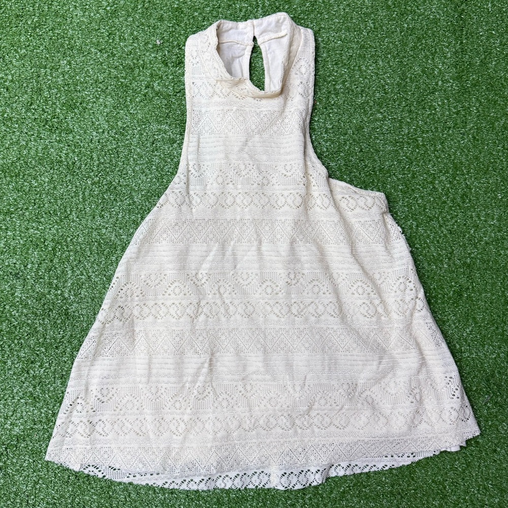 Hollister Cream Lace Tank Top